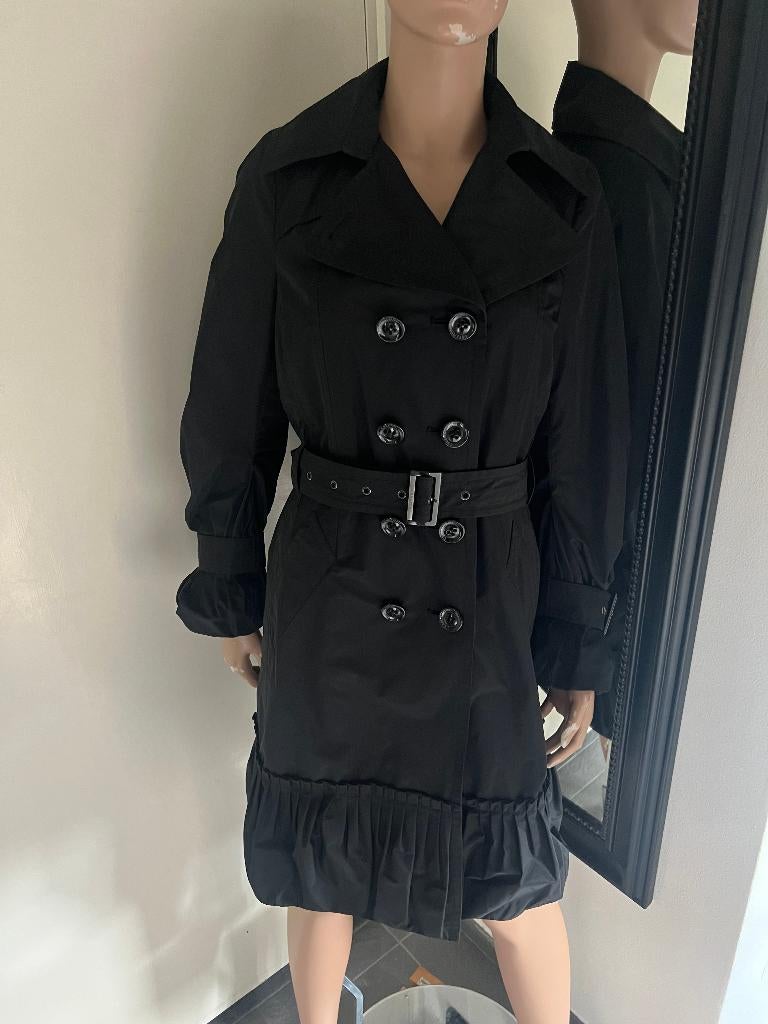 CREENSTONE   mooie trenchcoat  MAAT 36   NIEUW, Zwart, Creenstone, Nieuw, Ophalen of Verzenden