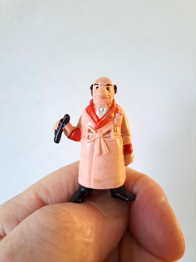 Roberto Rastapopoulos Kuifje 1973, kunststof 3x1.5x4.5cm, Ophalen of Verzenden, Kuifje, Gebruikt, Beeldje of Figuurtje