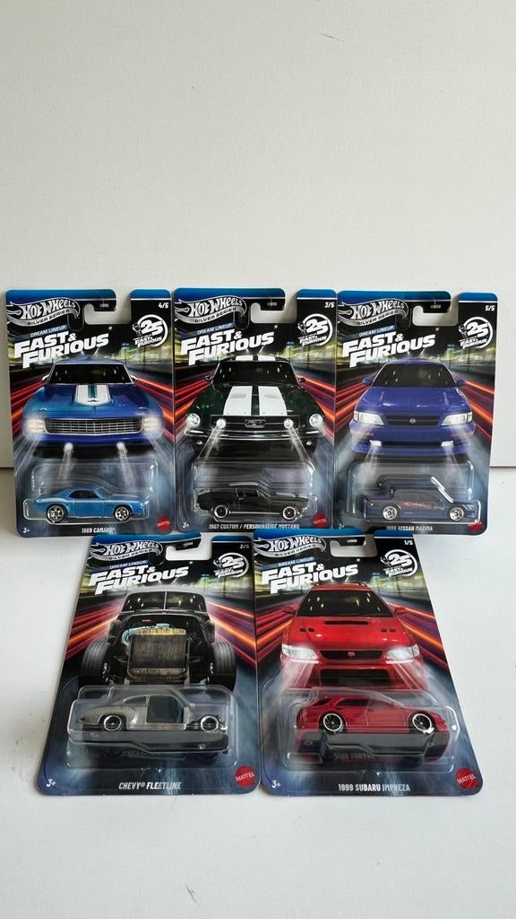 Hot Wheels Fast & Furious 25years, Ophalen of Verzenden, Zo goed als nieuw