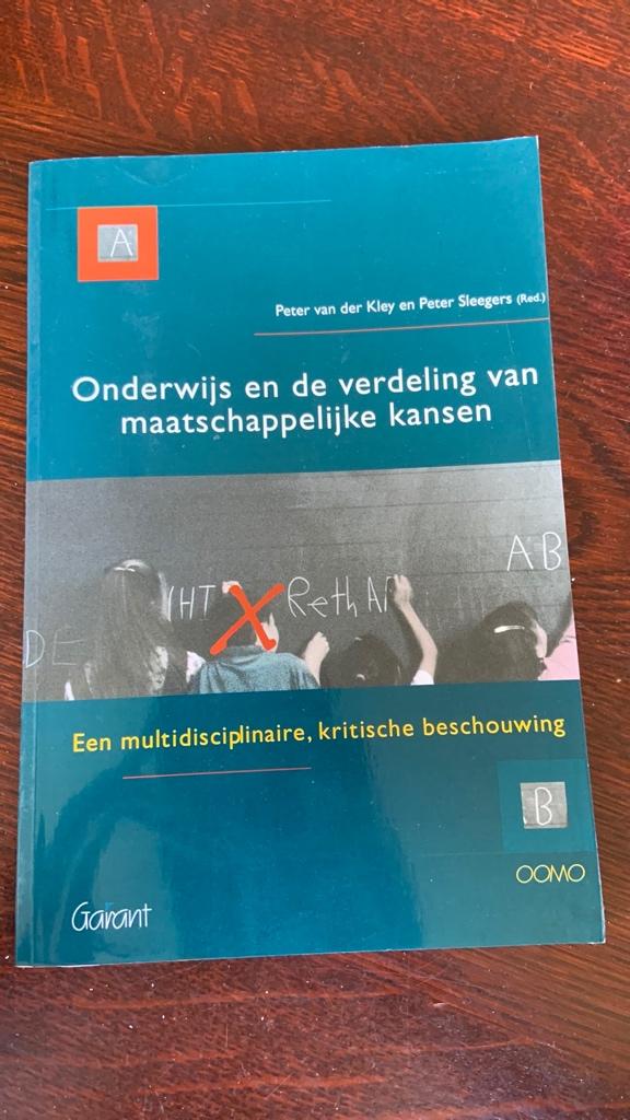 Onderwijs en de verdeling van maatschappelijke kansen, Ophalen of Verzenden, Alpha, Zo goed als nieuw, HBO