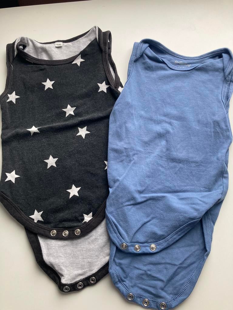 Rompers mouwloos maat 74/80, Ophalen of Verzenden, Gebruikt, Jongetje of Meisje, Nacht- of Onderkleding