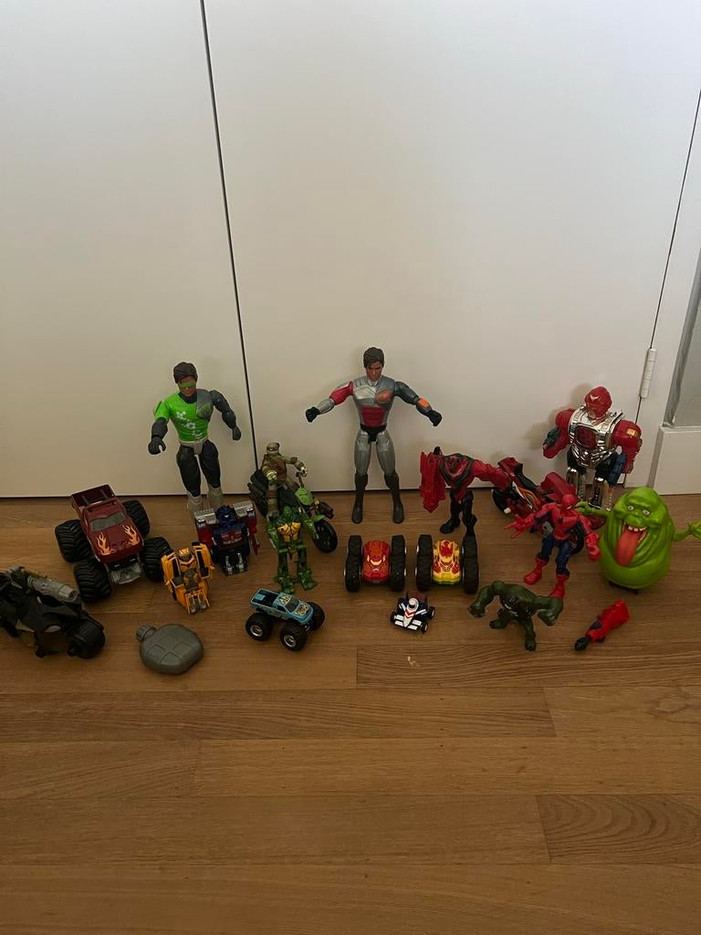 Bulk actiefiguren en autootjes, Ophalen, Gebruikt