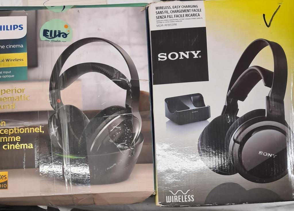 Draadloze koptelefoon voor TV - Philips en Sony, Audio, Tv en Foto, Koptelefoons, Niet werkend, Over oor (circumaural), Philips
