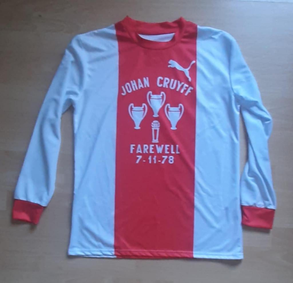 Johan Cruijff Farewell 1978 replica shirt XXL, Ophalen of Verzenden, Zo goed als nieuw, Ajax, Shirt