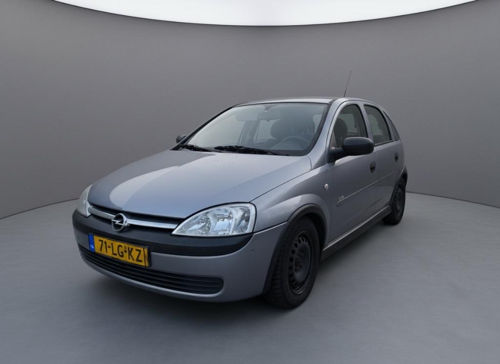 Opel Corsa 1.0 12V 5D Easytronic 2002 Grijs Nieuwe APK, 450 kg, 600 kg, 31 €/maand, 58 pk