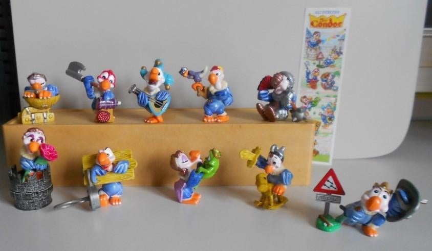 Kindersurprise Ferrero : Serie Sir Condor 1998 + BPZ, Ophalen of Verzenden, Zo goed als nieuw, Overige typen