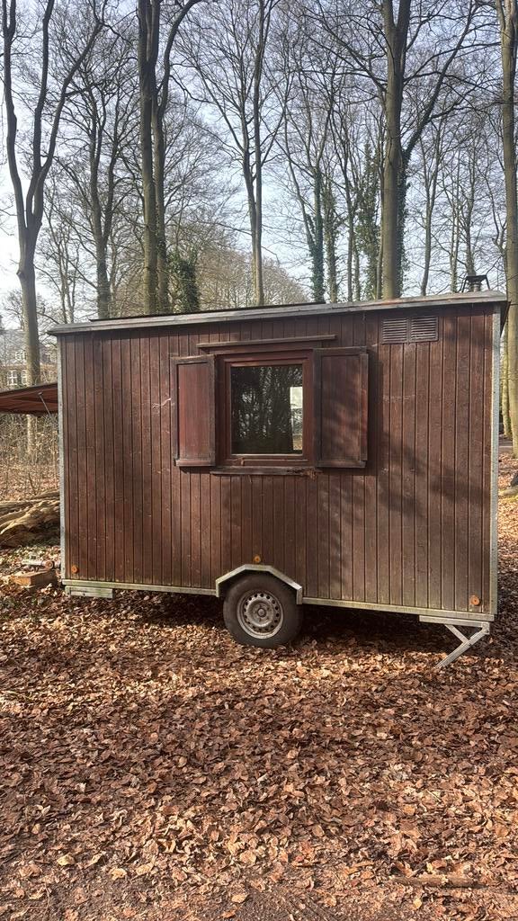 Oude Duitse bouwkeet, Doe-het-zelf en Verbouw, Bouwketen en Schaftketen, Ophalen, Gebruikt