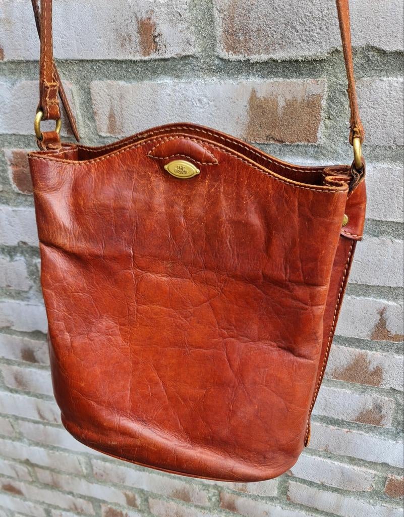 The Bridge Claudia Shopper De Hombro, En Piel. Galleta Ab. Oro