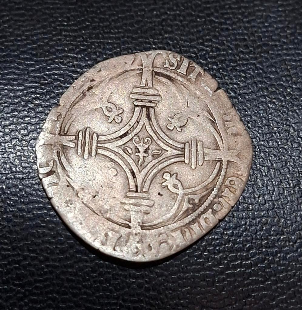 Stuiver namen namur patard filips de schone 1499 middeleeuws, Postzegels en Munten, Munten | Nederland, Vóór koninkrijk, Zilver