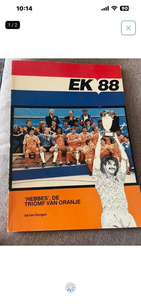 EK 88 hebbes, de triomph van Orange, Ophalen of Verzenden, Zo goed als nieuw, Balsport