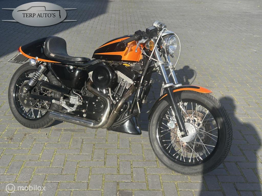 Harley Davidson XLH 883 de Luxe Cafe racer Custom Build, Chopper, Bedrijf, 883 cc, Harley Davidson