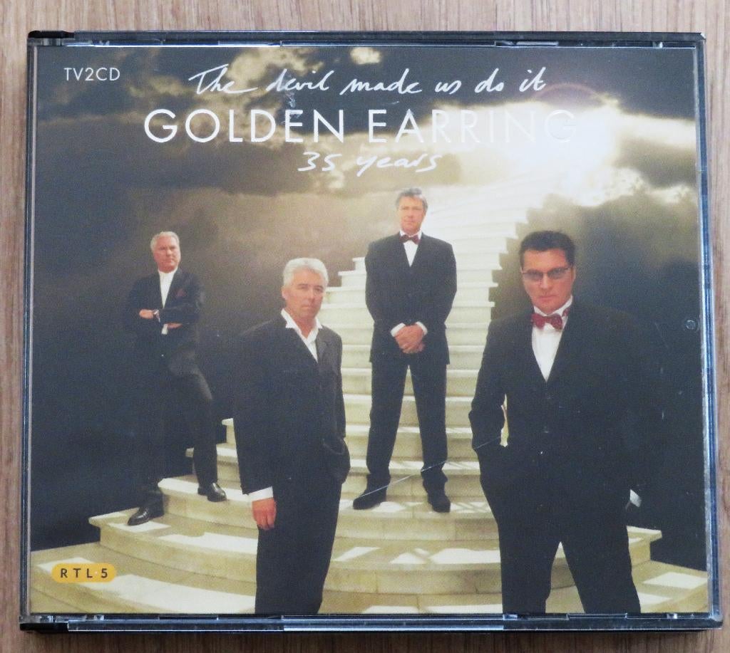Dubbel CD Golden Earring: The Devil made us do it ( 35 Years, Ophalen of Verzenden, Zo goed als nieuw