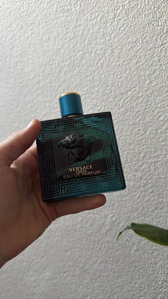 Versace eros parfum 100ml, Ophalen, Zo goed als nieuw, Parfumfles