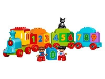 Lego Duplo Getallentrein 10847 - Compleet, Ophalen of Verzenden, Zo goed als nieuw, Complete set, Duplo