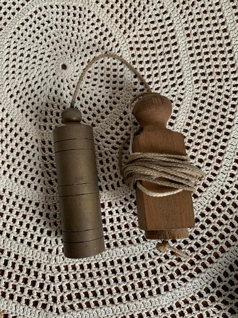 Antiek schietlood 26, Antiek en Kunst, Ophalen of Verzenden