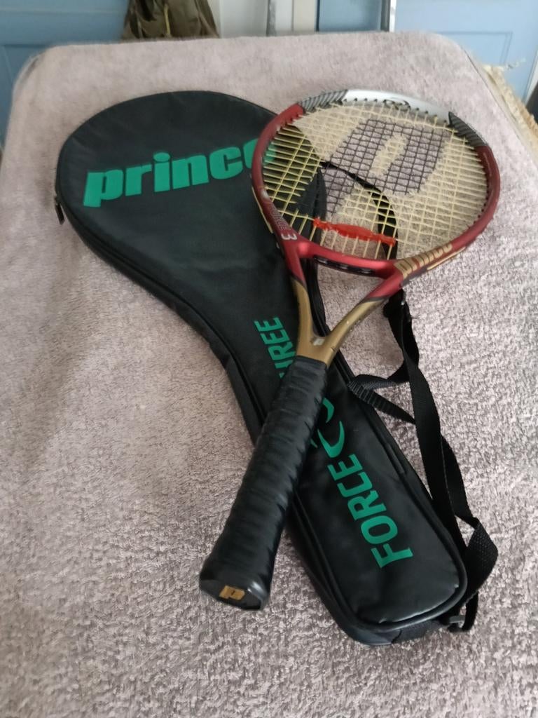 PRINCE QUEST TITANIUM FORCE THREE OVERSIZE TENNIS RACKET, Ophalen of Verzenden, Racket, Prince