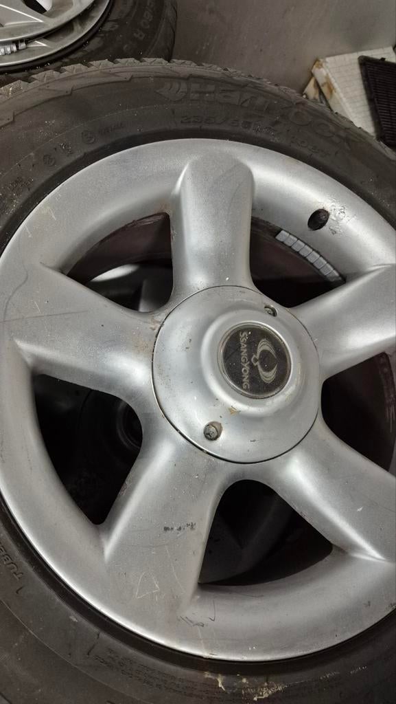 Diverse banden met velgen Mercedes Ford Volkswagen., Ophalen, Bestelwagen, All Season, Banden en Velgen