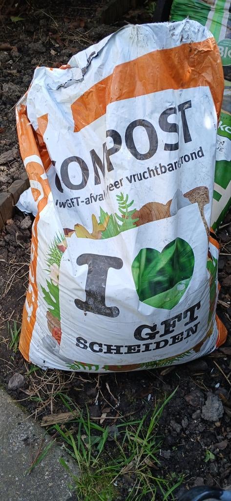 Gratis af te halen compostzak, Tuin en Terras, Ophalen, Overige soorten, Volle zon