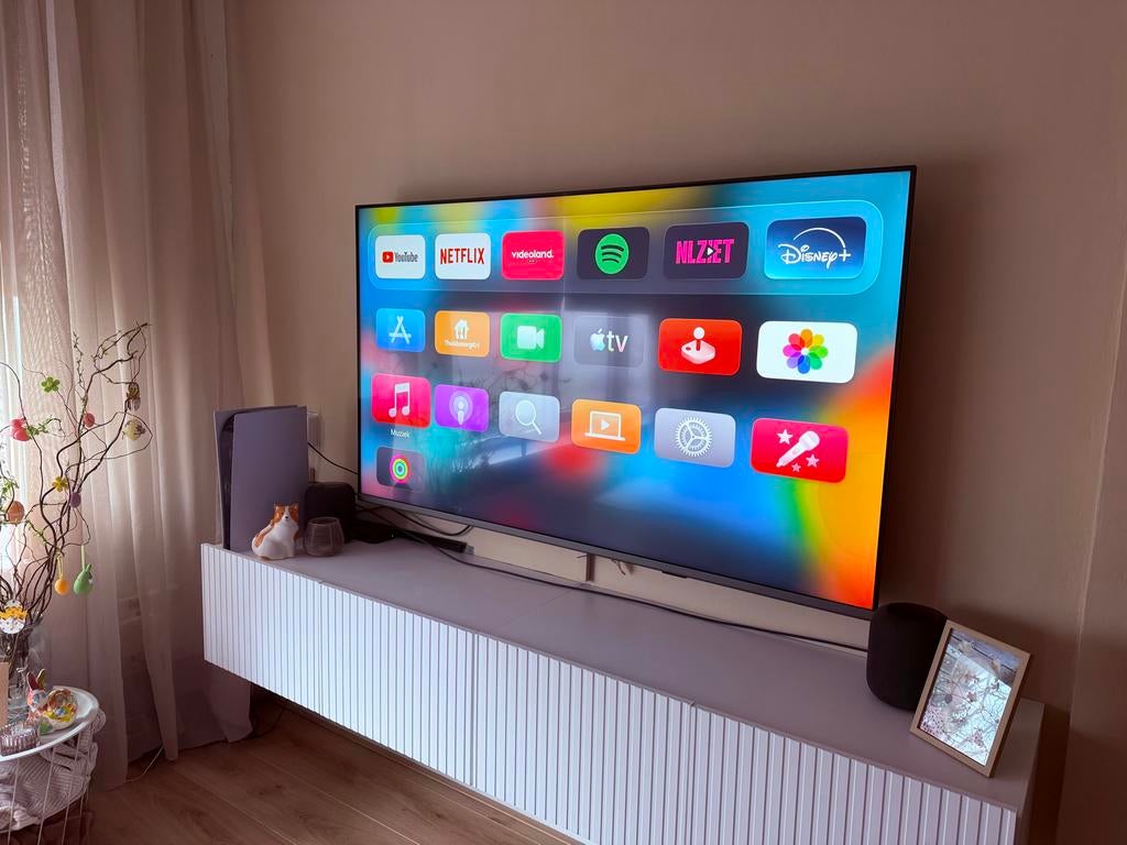 Philips 65 inch tv - 4K led, Ophalen, Philips, 50 Hz, 100 cm of meer