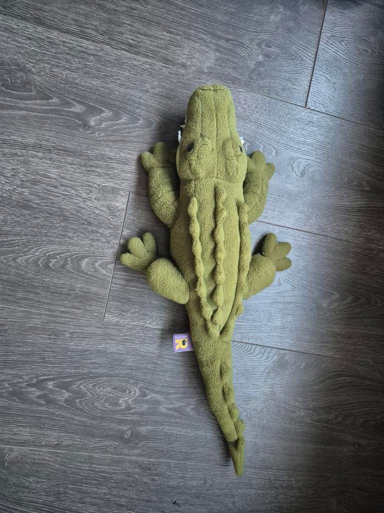 Groene krokodil knuffel, Ophalen of Verzenden