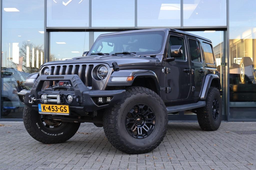 Jeep WRANGLER 2.0T SAHARA JL 4x4 Aut. / 37 inch banden / 2 i, Auto's, Jeep, 4 cilinders, 120 €/maand, Vierwielaandrijving, Wrangler
