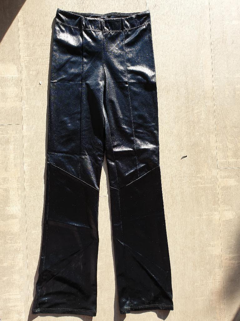 Broek danskin nieuw, maat 8-10 (152) zwart zilver jazz pants, Broek, Meisje, Nieuw, Danskin