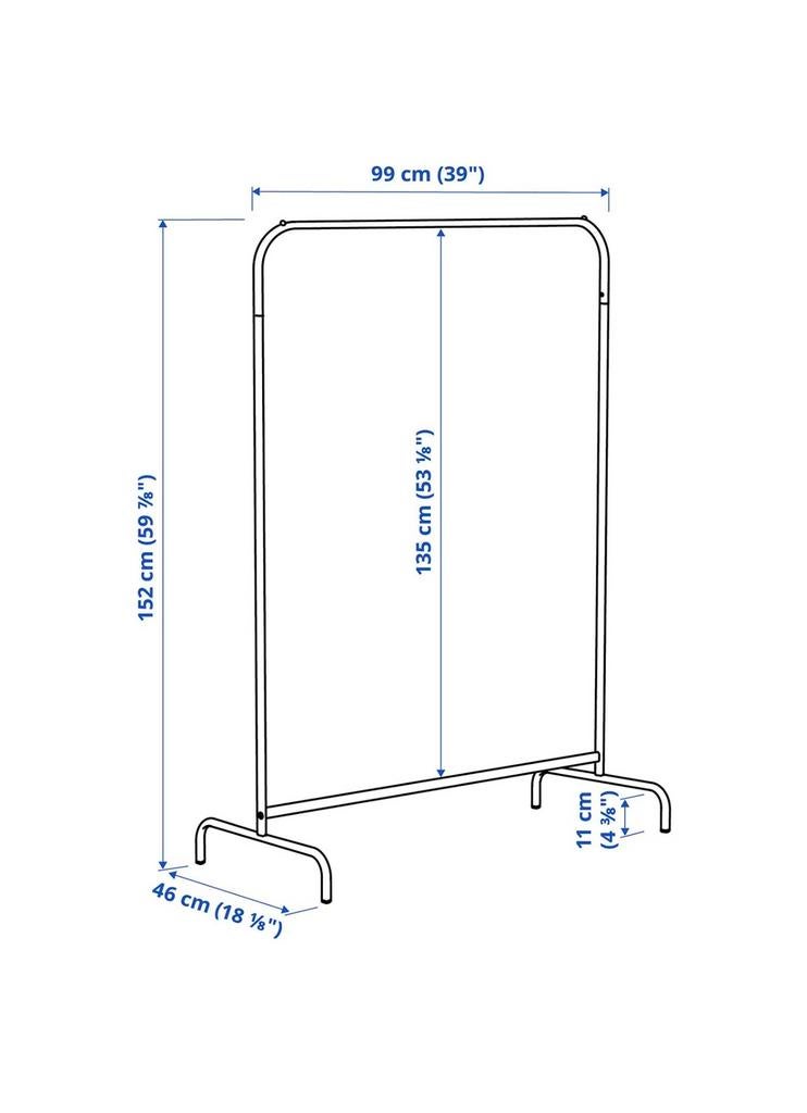 Kledingrek ikea, Ophalen, Zo goed als nieuw