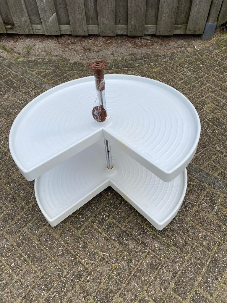 Ninka carrousel/ draaiplateau voor keukenkast, Huis en Inrichting, Keuken | Keukenelementen, Ophalen, Gebruikt, Wit, 50 tot 100 cm