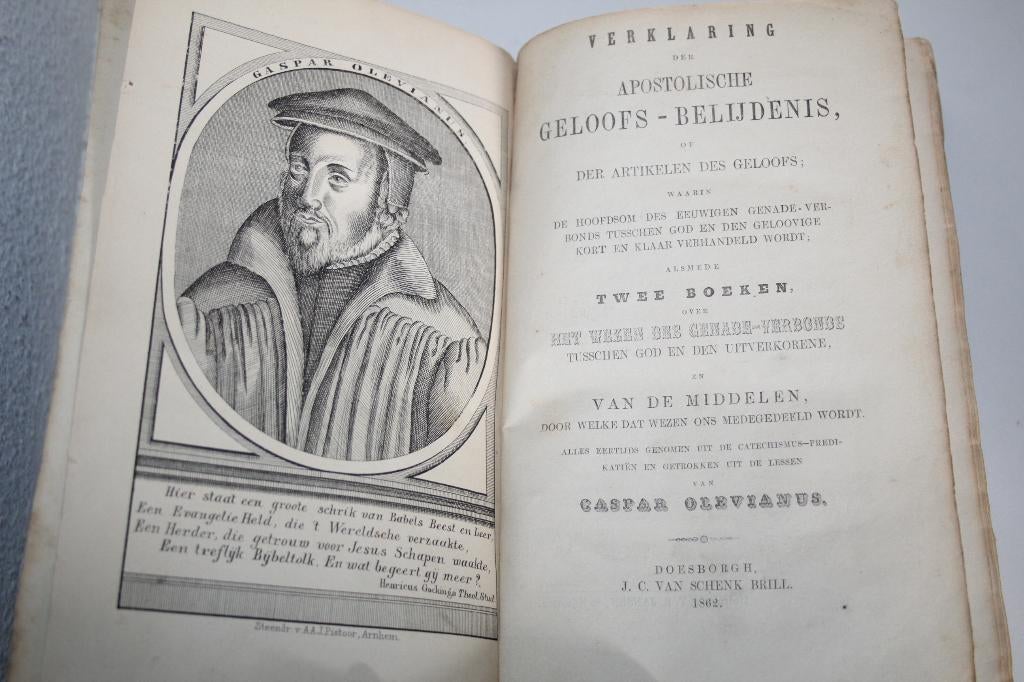 Caspar Olevianus - Geloofsbelijdenis en Genadeverbond (1862), Ophalen of Verzenden, Gelezen, Christendom | Protestants