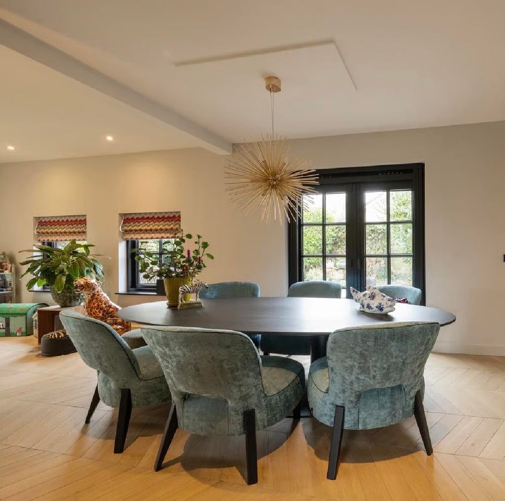 Luxe Passe Partout Buddha Low Dining Eethoek, Ophalen, Zo goed als nieuw, Hotel chique, 6 tot 8 stoelen