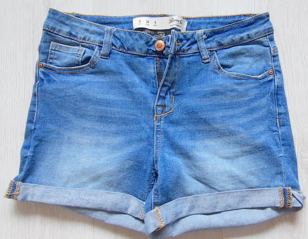 Korte jeans licht blauw Denim & Co. mt.36, Kleding | Dames, Spijkerbroeken en Jeans, Blauw, Ophalen of Verzenden, Zo goed als nieuw