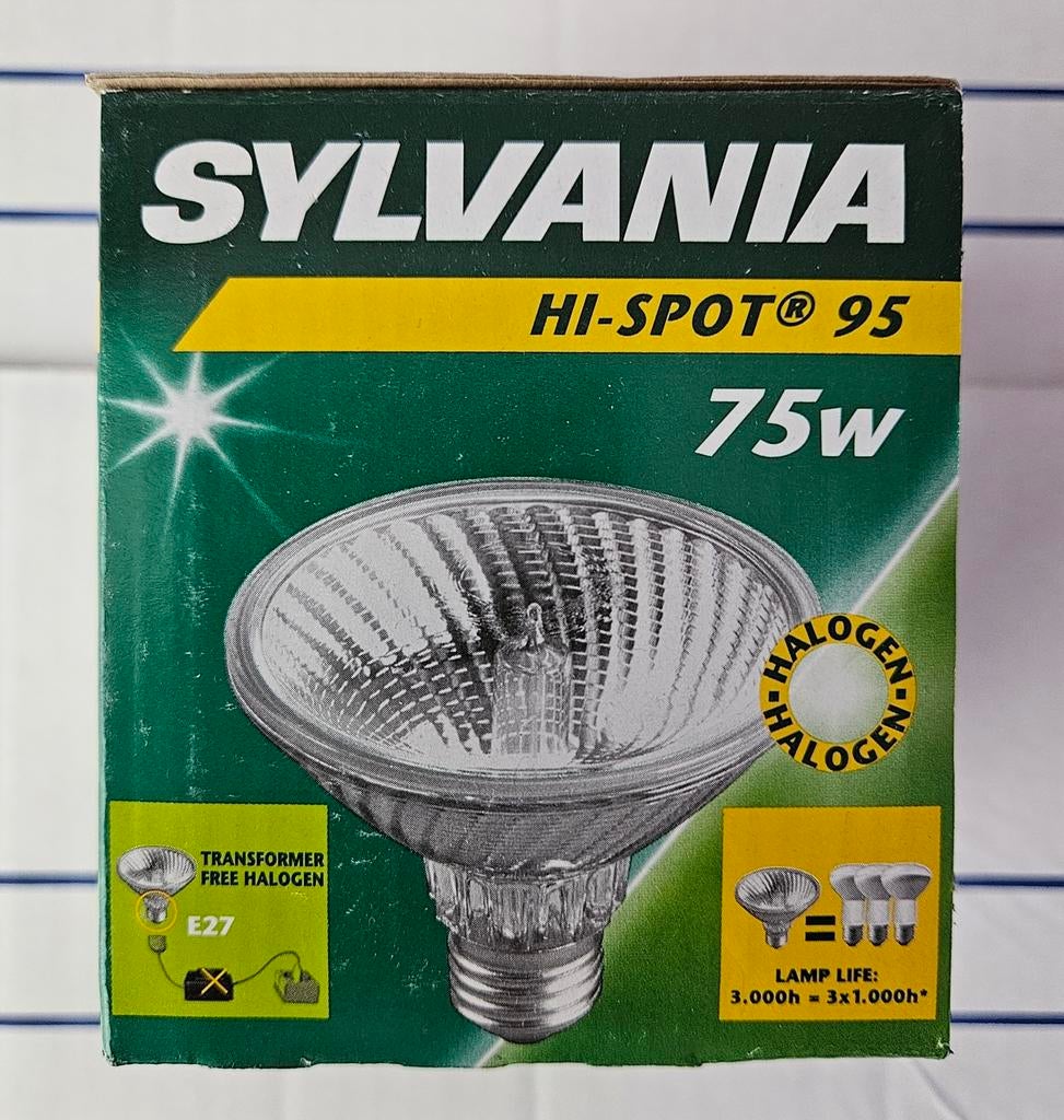 Mathmos Crestworh Lunar.. Sylvania Hi-Spot 75W E27 Halogeen, 60 watt of meer, Halogeen (gloei)lamp, Nieuw, E27 (groot)