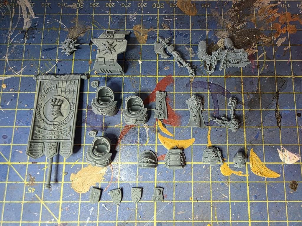 Imperial Fist / Black Templar bits, Hobby en Vrije tijd, Wargaming, Ophalen of Verzenden, Nieuw, Warhammer 40000, Toebehoren
