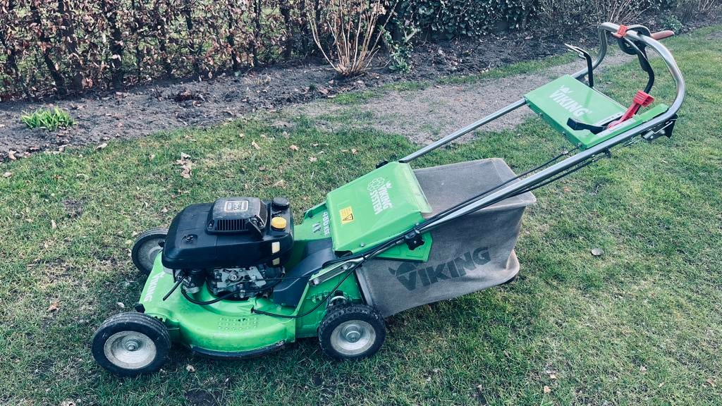 Viking 486 KSE benzinemaaier, Tuin en Terras, Grasmaaiers, Ophalen, Cirkelmaaier, Gebruikt, 40 t/m 49 cm