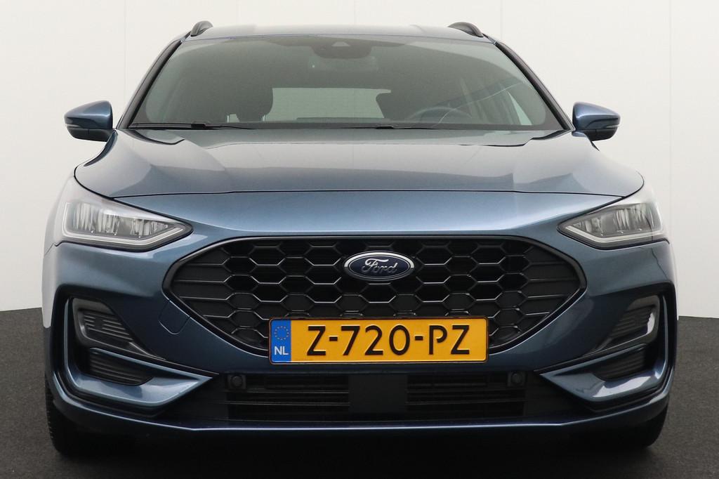 Ford FOCUS Wagon 155 PK Hybrid ST Line X Trekhaak Camera Ada, Auto's, Stof, Gebruikt, Adaptive Cruise Control, Blauw