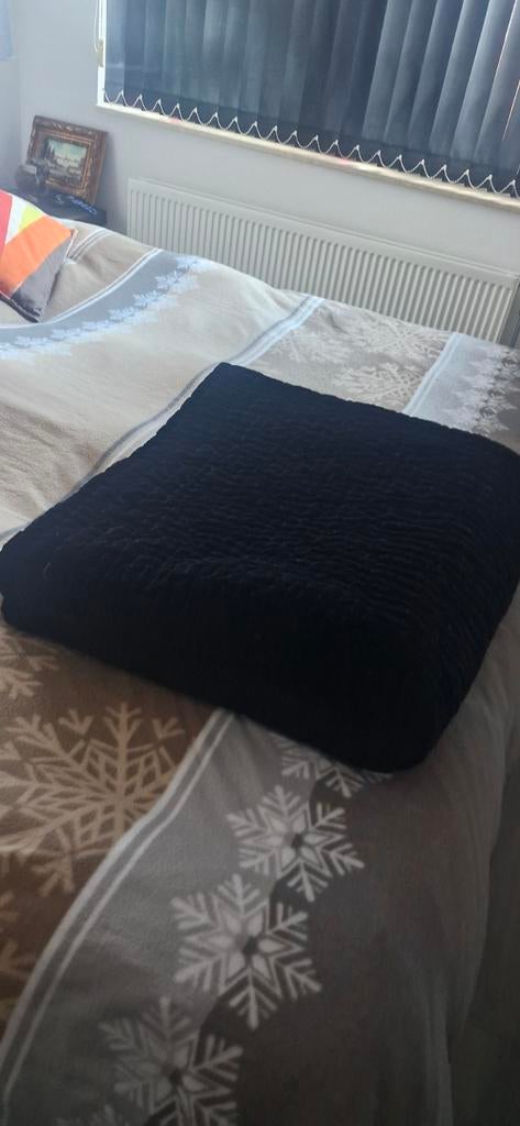 Bedsprei zara home, Huis en Inrichting, Ophalen of Verzenden, Zwart, Vierkant