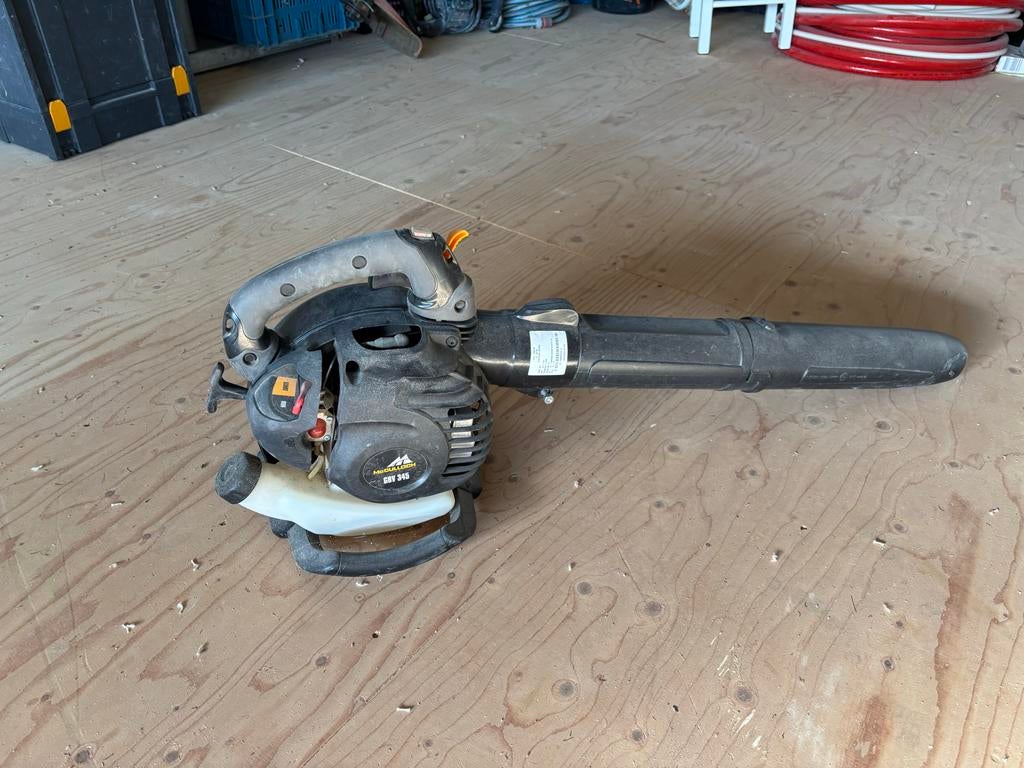 McCulloch GBV 345 Benzine Bladblazer - Krachtig en Betrouwba, Tuin en Terras, Bladblazers, Ophalen, Gebruikt, Benzine, Handgedragen