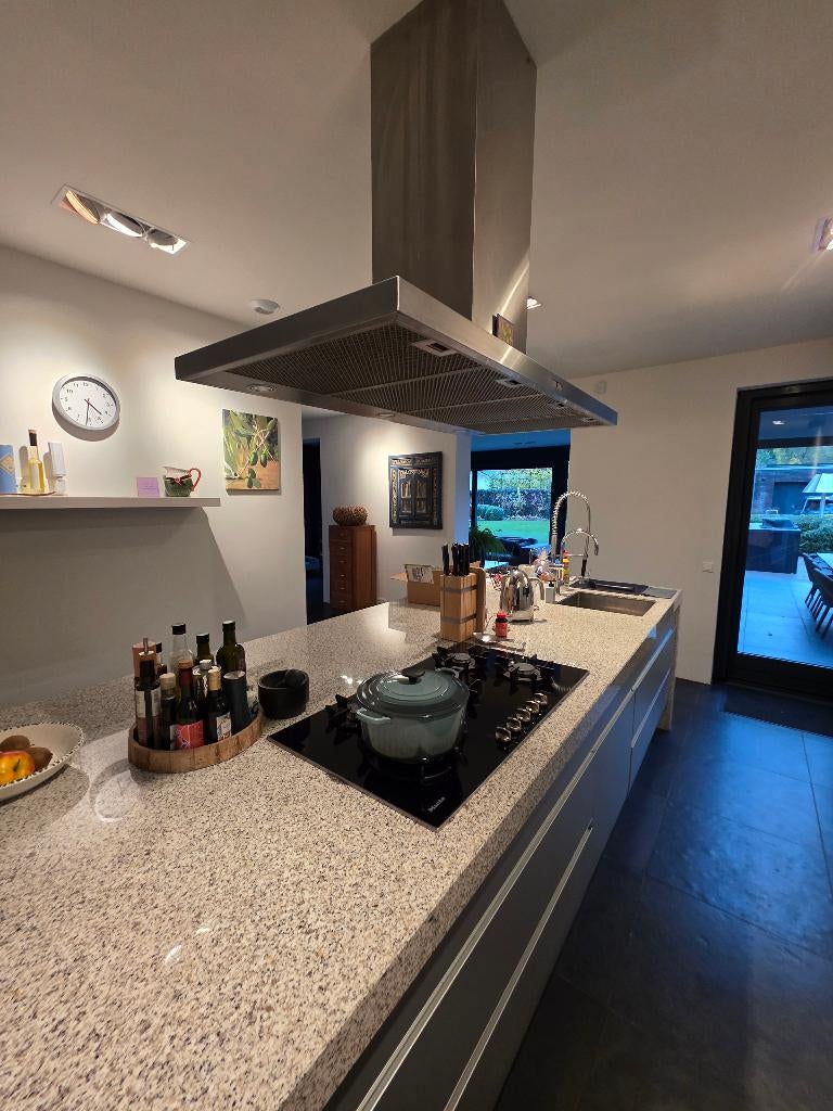 Miele RVS eiland afzuigkap, Ophalen, Gebruikt, Eilandschouwkap