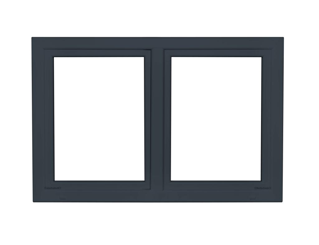 Kunststof Draaikiep draaikiep b150 x h110 RAL 7016 / 9016