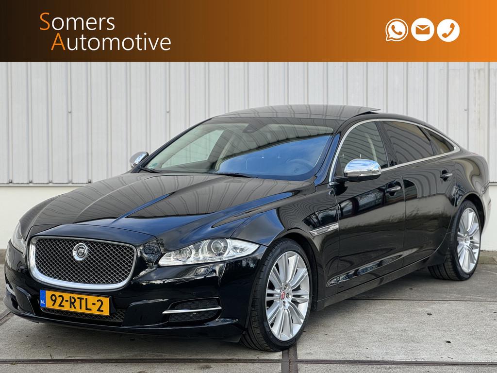 Jaguar XJ 5.0 V8 Premium Luxury LWB | Panorama | Massage | S, Automaat, Euro 5, Zwart, Bedrijf