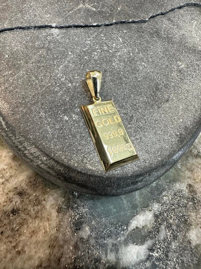 Prachtige 14k Gouden Fine Gold Hanger, Ophalen of Verzenden, Nieuw, Goud, Overige voorstellingen