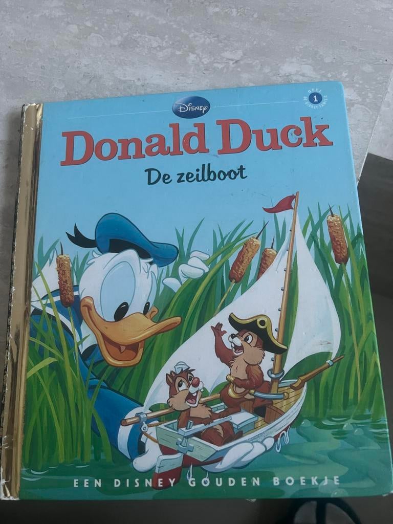 Donald Duck: De zeilboot - Een Disney Gouden Boekje, Ophalen of Verzenden, Gelezen, Sprookjes