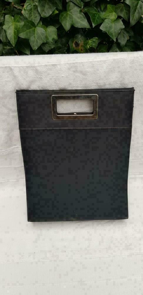 E226: BULAGGI zwarte stoffen tas met metalen handvat, -, -, Shopper, Ophalen of Verzenden