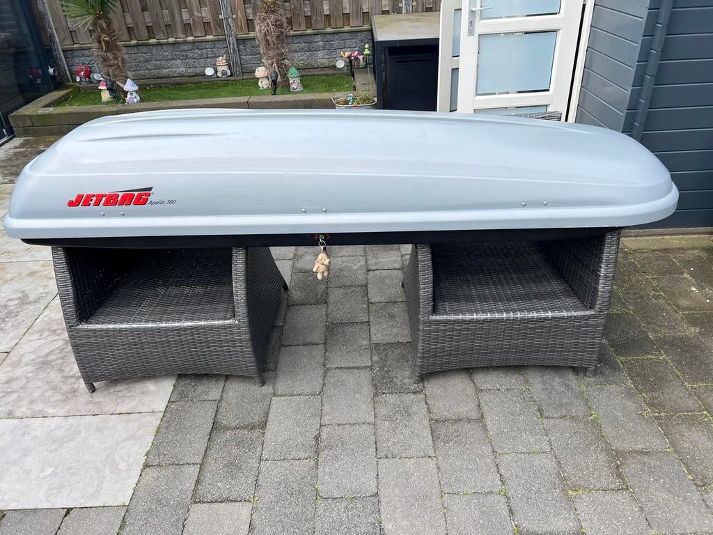 Dakkoffer Jetbag Apollo700 (Goedkope Thule), Auto diversen, Ophalen, Gebruikt