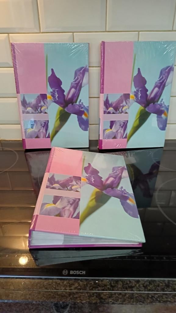 3 nog nieuwe foto insteek albums 300 fotos per album, Ophalen of Verzenden, Nieuw