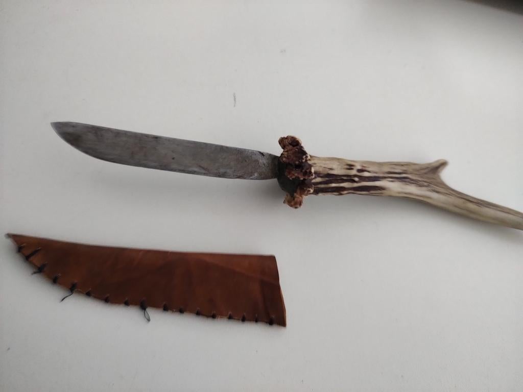 Dolk herten hoorn, Ophalen of Verzenden