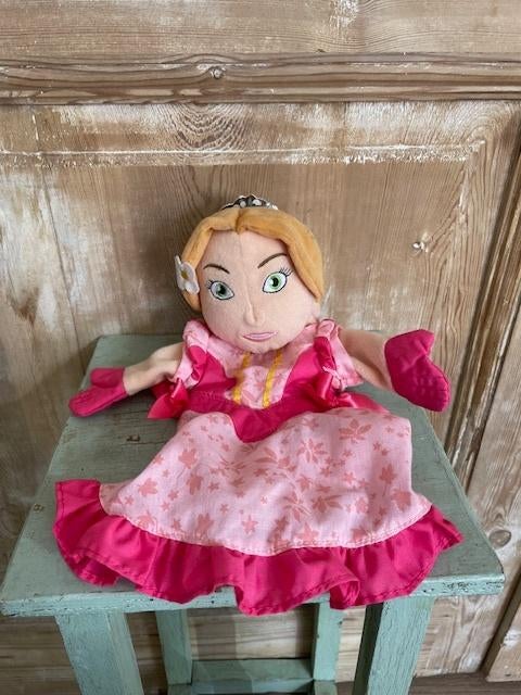 Handpop Efteling. Sprookjesbos Assepoester / prinses., Ophalen, Zo goed als nieuw, Beeldje of Poppetje