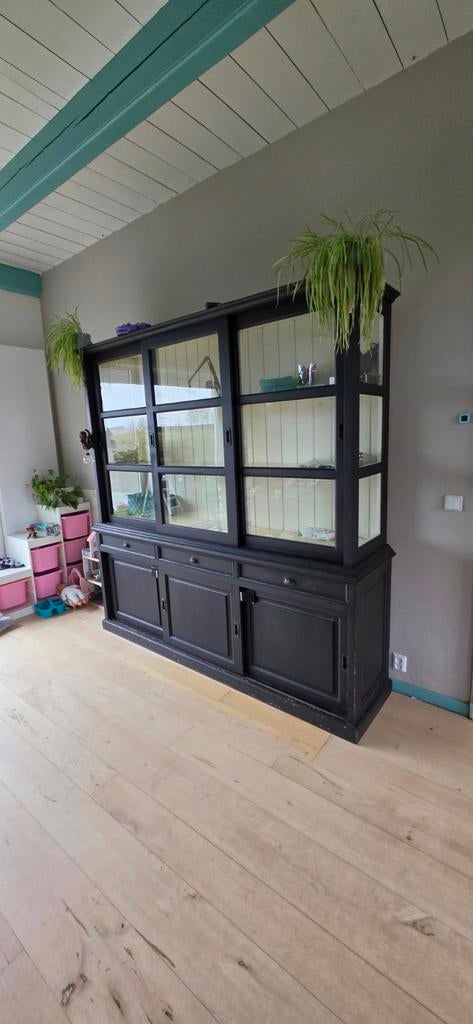 Buffetkast zwart, Ophalen, Gebruikt, 200 cm of meer, 150 tot 200 cm