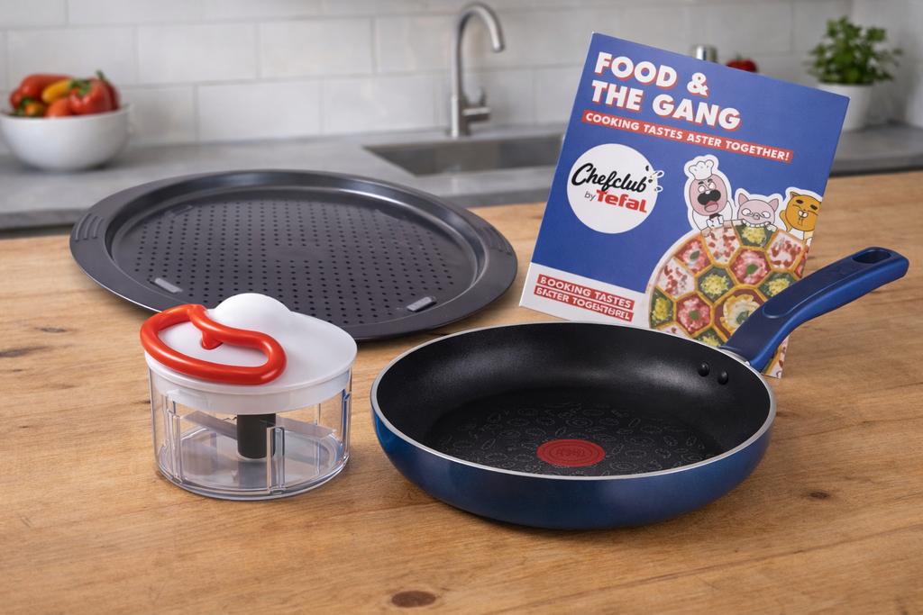 Chefclub by Tefal Set – Food & The Gang – Compleet – Nieuw, Gi, Hi@hotmail.com, Pannenset, Ophalen of Verzenden