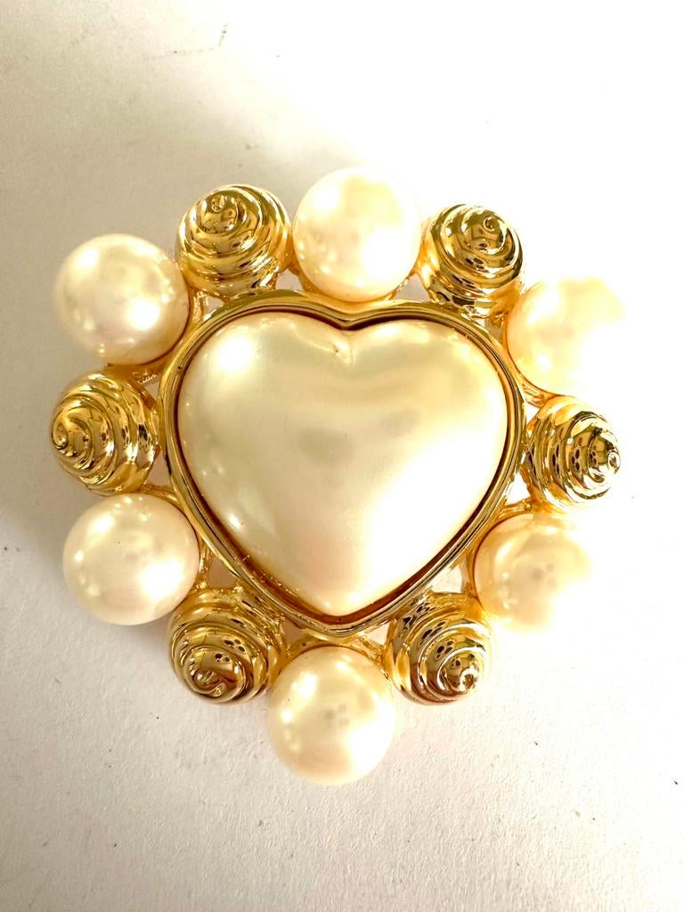 Trifari crown vintage broche, Overige materialen, Verzenden, Minder dan 4 cm, Zo goed als nieuw